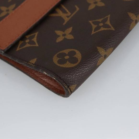 LOUIS VUITTON Monogram Porte Envelope Clutch Bag M51801 LV Auth 102302 - Picture 14 of 16